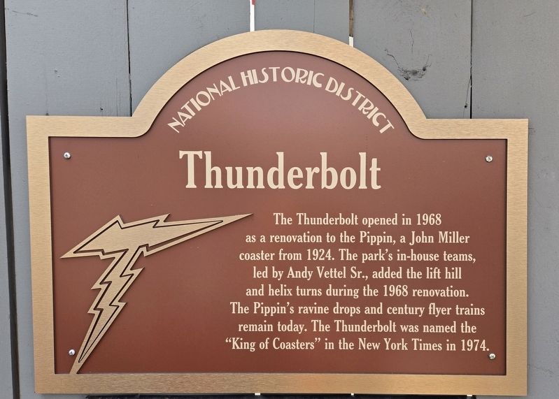 Thunderbolt Marker. Click for full size. Thunderbolt Marker image. Click for full size.