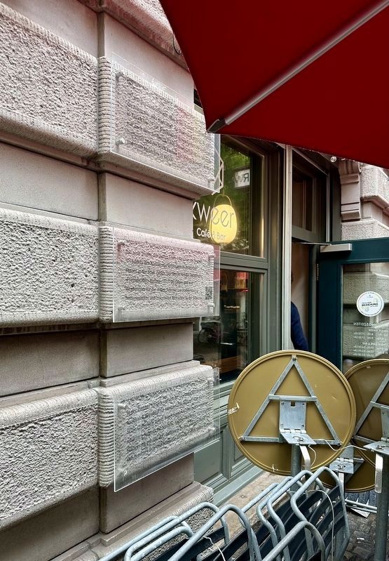 Gays, Lesbians, and Transgender Persons in Zurich Marker - wide view image. Click for full size.