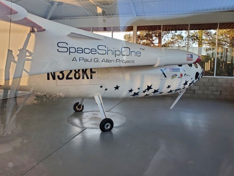 SpaceShipOne Replica. Click for full size. SpaceShipOne Replica image. Click for full size.