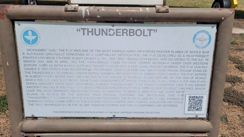 P-47N "Thunderbolt" Marker. Click for full size. P-47N "Thunderbolt" Marker image. Click for full size.