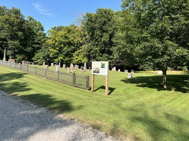 Burwell’s Corners Marker. Click for full size. Burwell’s Corners Marker image. Click for full size.