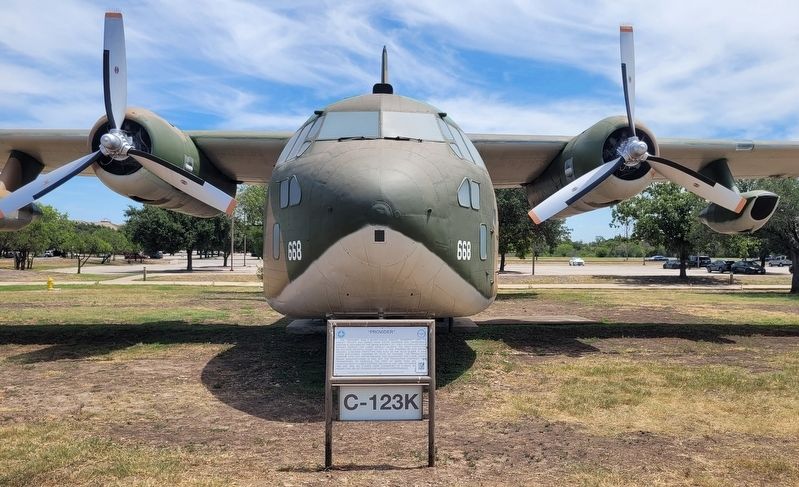 C-123K "Provider" and Marker. Click for full size. C-123K "Provider" and Marker image. Click for full size.