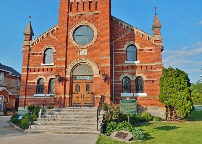 St. Mary's Collingwood, 1858 Marker image. Click for full size.