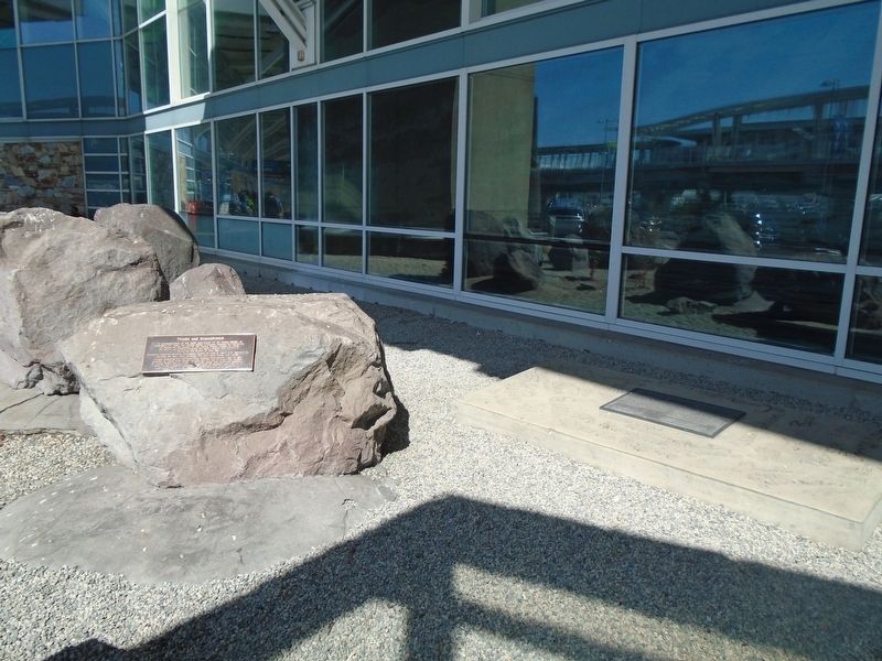 New International Terminal and Third Runway Marker. Click for full size. New International Terminal and Third Runway Marker image. Click for full size.