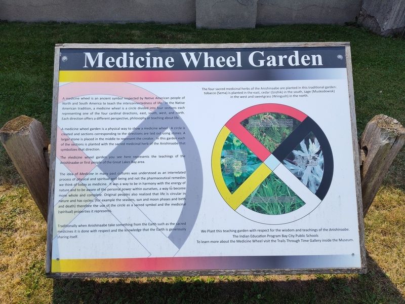 Medicine Wheel Garden Marker. Click for full size. Medicine Wheel Garden Marker image. Click for full size.