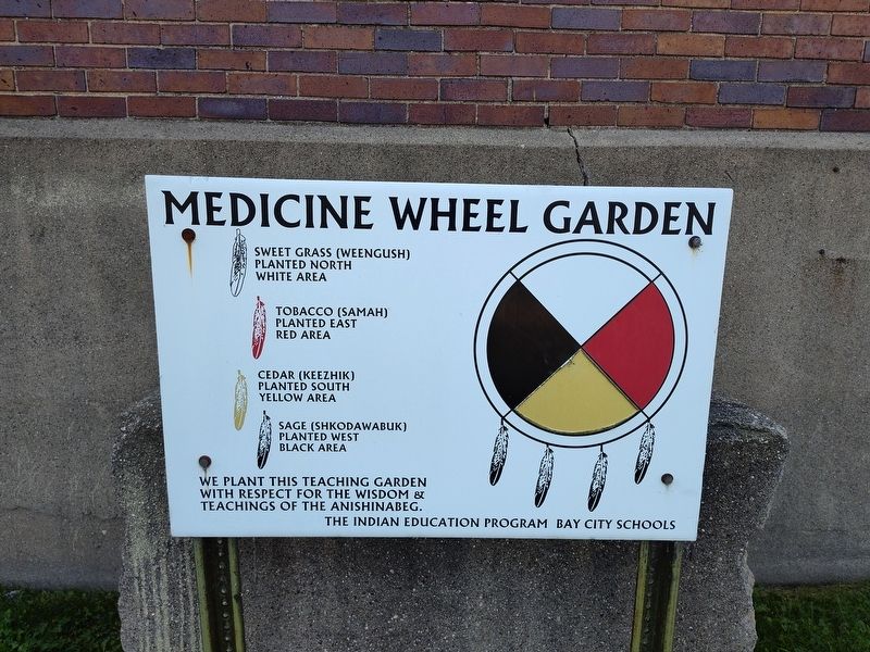 Medicine Wheel Garden Marker. Click for full size. Medicine Wheel Garden Marker image. Click for full size.