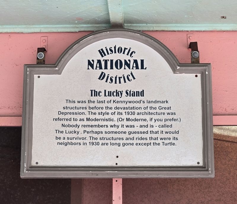 The Lucky Stand Marker. Click for full size. The Lucky Stand Marker image. Click for full size.