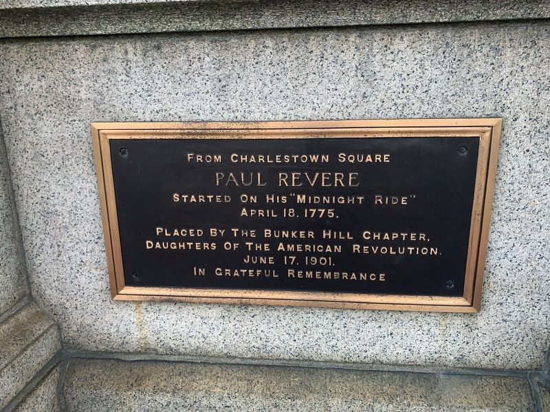 Paul Revere Marker. Click for full size. Paul Revere Marker image. Click for full size.