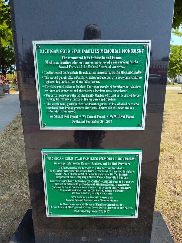 Gold Star Families Memorial Monument. Click for full size. Gold Star Families Memorial Monument image. Click for full size.
