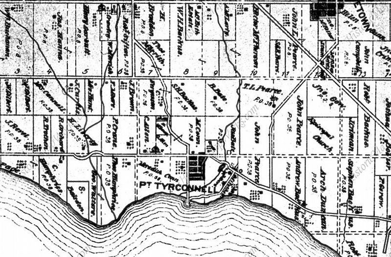 Port Tyrconnell, 1879 image. Click for full size.