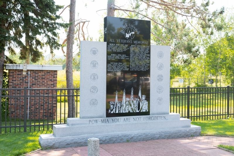 Alger County All Veterans Memorial Marker image. Click for full size.