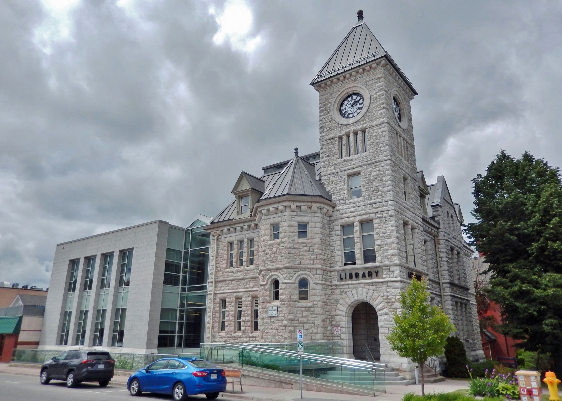 Midland Public Library (<i>southeast elevation</i>). Click for full size. Midland Public Library (<i>southeast elevation</i>) image. Click for full size.