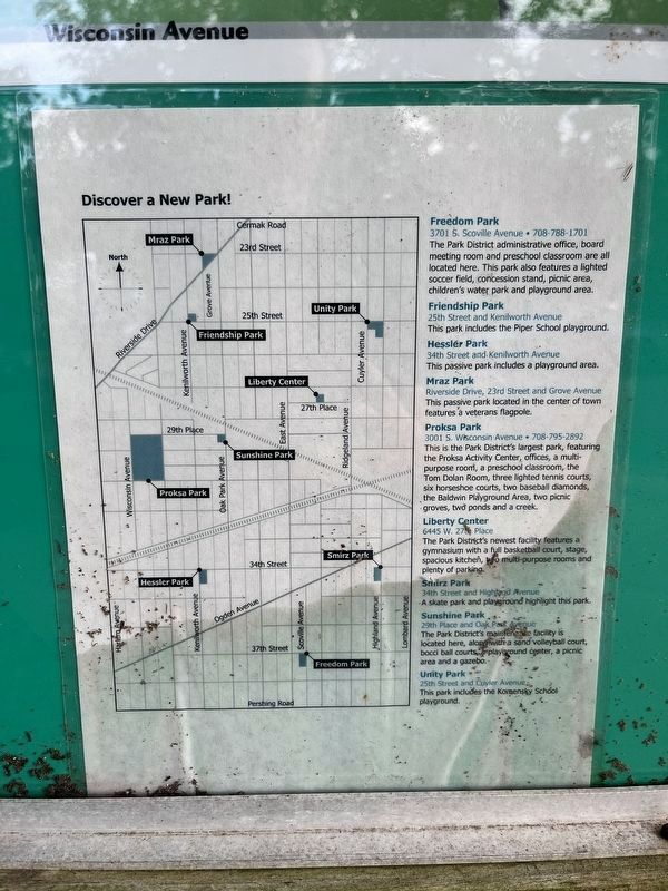 Berwyn Park District map. Click for full size. Berwyn Park District map image. Click for full size.