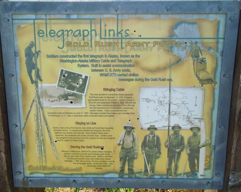 Telegraph Links Marker. Click for full size. Telegraph Links Marker image. Click for full size.