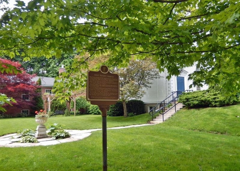 Holy Trinity Church Marker. Click for full size. Holy Trinity Church Marker image. Click for full size.