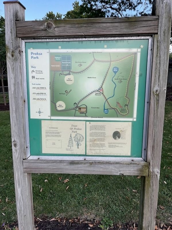 Proksa Park Marker. Click for full size. Proksa Park Marker image. Click for full size.