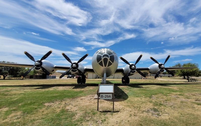 B-29A "Superfortress" and Marker. Click for full size. B-29A "Superfortress" and Marker image. Click for full size.