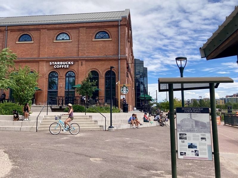 Denver Tramway Power Plant Marker image. Click for full size.