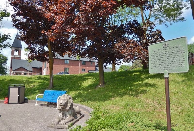 The Settlement of Aurora Marker image. Click for full size.