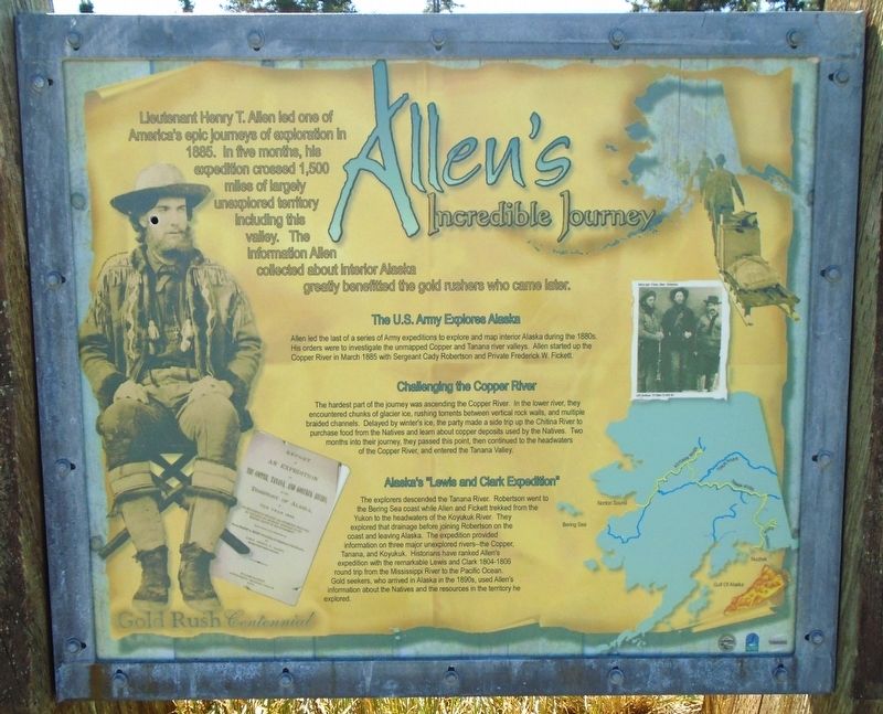 Allen's Incredible Journey Marker. Click for full size. Allen's Incredible Journey Marker image. Click for full size.