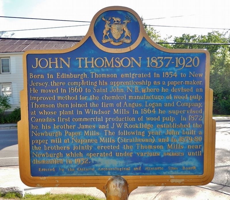 John Thomson 1837-1920 Marker. Click for full size. John Thomson 1837-1920 Marker image. Click for full size.