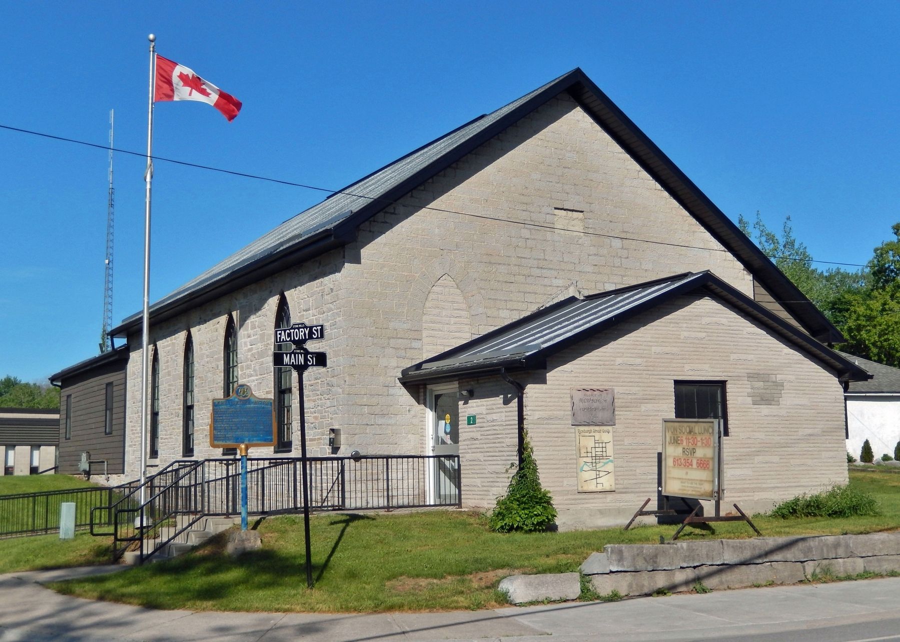 Newburgh Community Hall (<i>northwest elevation</i>). Click for full size. Newburgh Community Hall (<i>northwest elevation</i>) image. Click for full size.