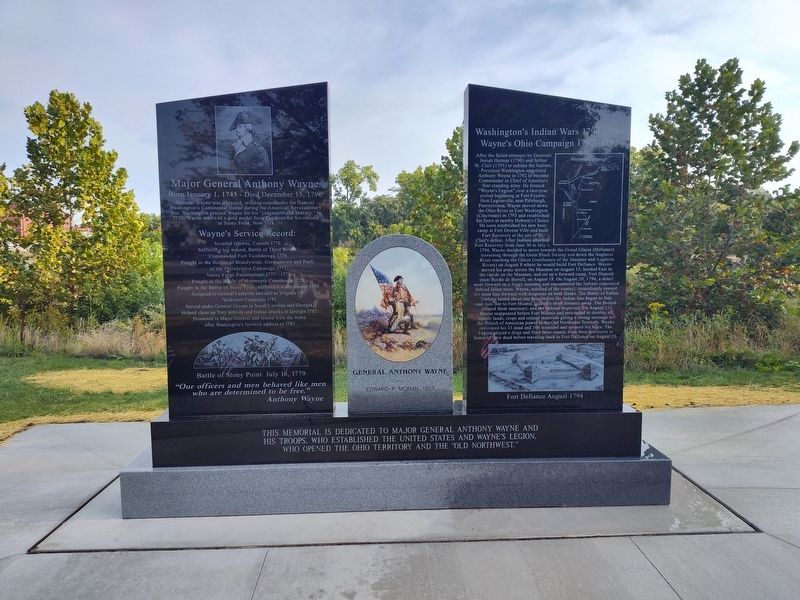 General Anthony Wayne Marker. Click for full size. General Anthony Wayne Marker image. Click for full size.