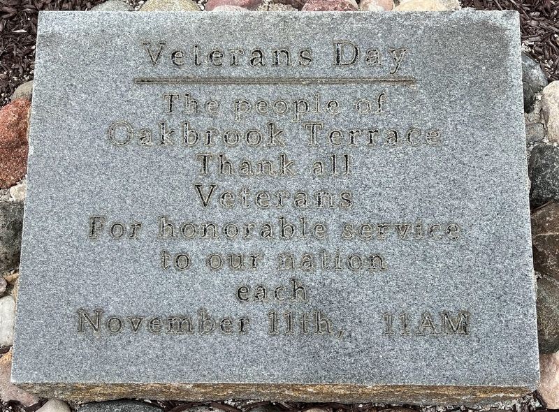 Veterans Day Marker. Click for full size. Veterans Day Marker image. Click for full size.