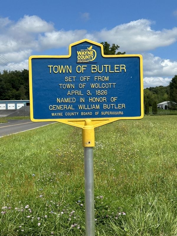 Town of Butler Marker. Click for full size. Town of Butler Marker image. Click for full size.