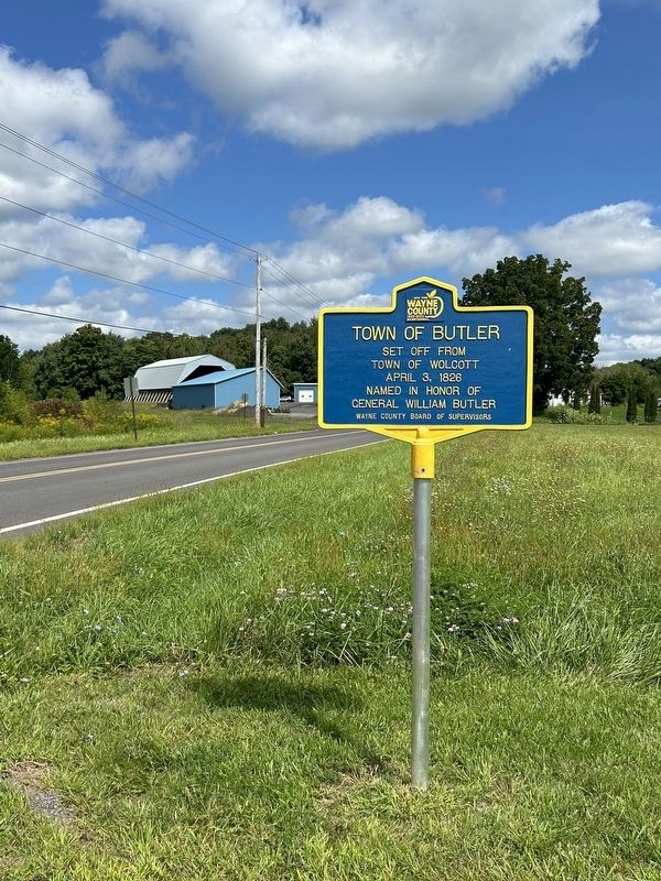 Town of Butler Marker. Click for full size. Town of Butler Marker image. Click for full size.