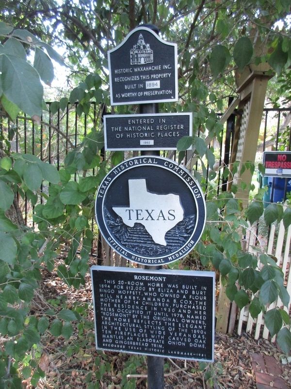 Rosemont Marker. Click for full size. Rosemont Marker image. Click for full size.