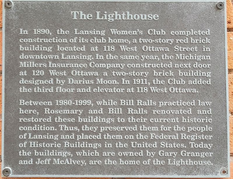 The Lighthouse Marker. Click for full size. The Lighthouse Marker image. Click for full size.