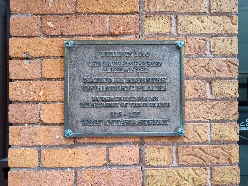 National Register of Historic Places plaque for the building. Click for full size. National Register of Historic Places plaque for the building image. Click for full size.