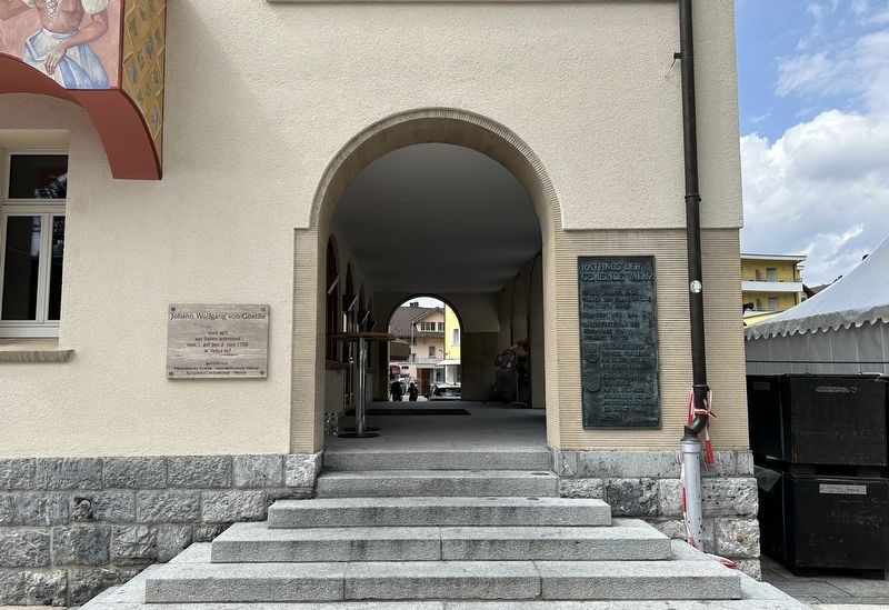 Rathaus der Gemeinde Vaduz / Vaduz City Hall Marker image. Click for full size.
