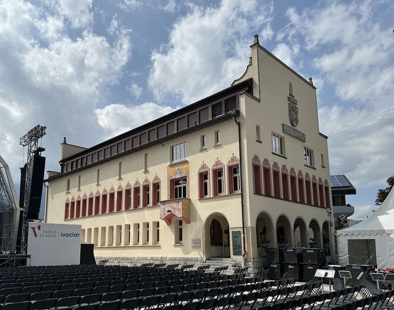 Vaduz City Hall image. Click for full size.