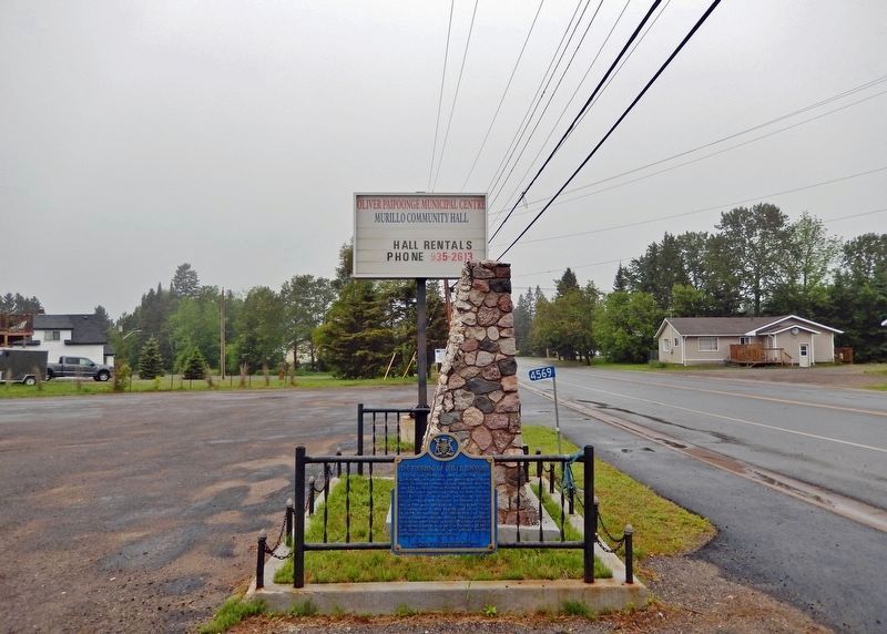 The Founding of Oliver Township Marker image. Click for full size.