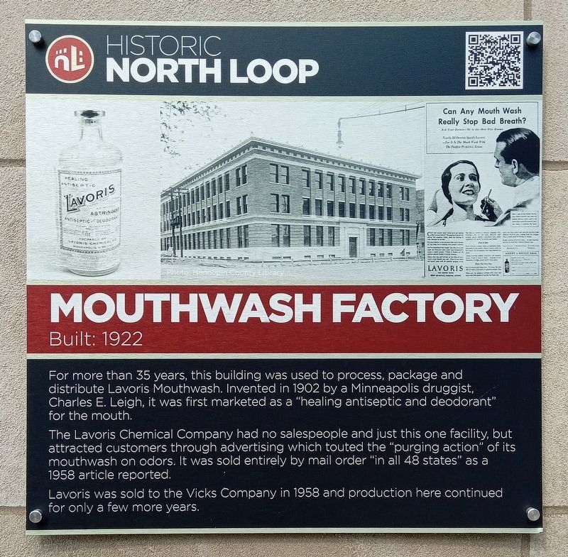 Mouthwash Factory Marker. Click for full size. Mouthwash Factory Marker image. Click for full size.