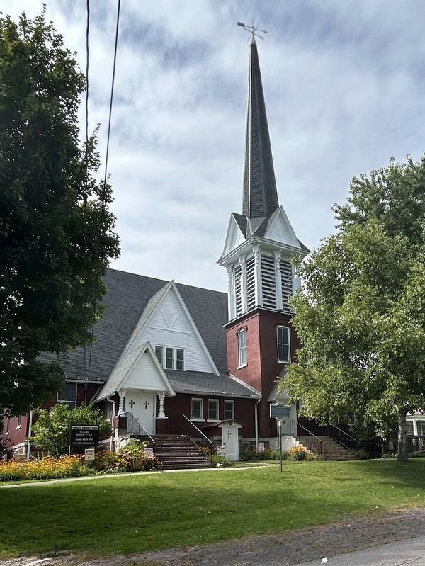 Presbyterian Marker and <br>Fair Haven Community Church image. Click for full size.