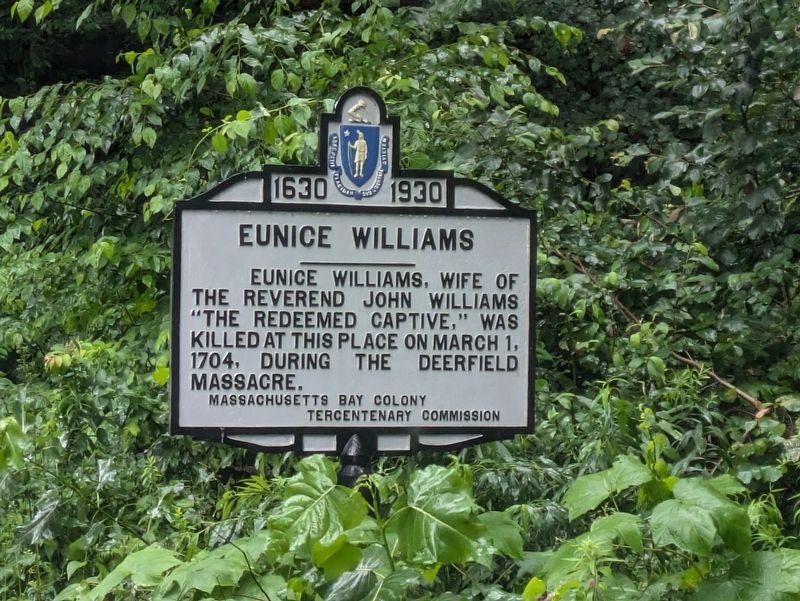 Eunice Williams Marker image. Click for full size.