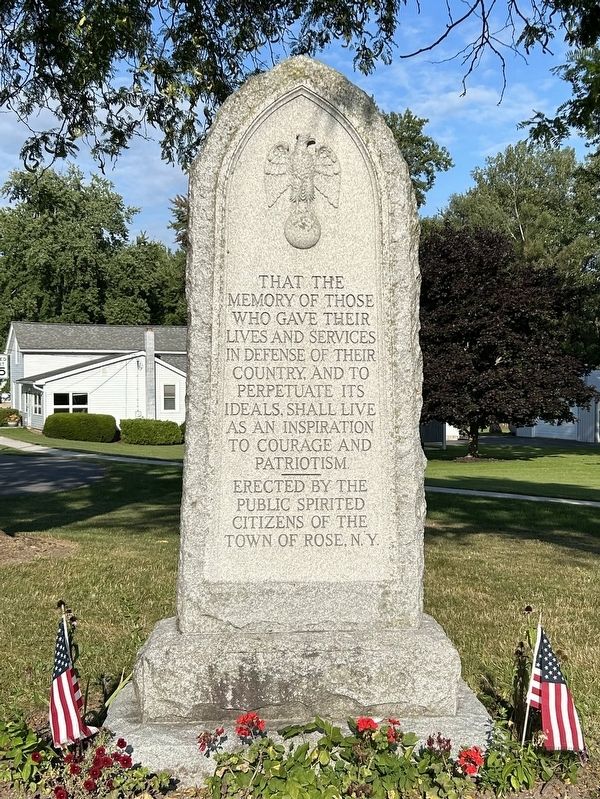 War Memorial Marker. Click for full size. War Memorial Marker image. Click for full size.
