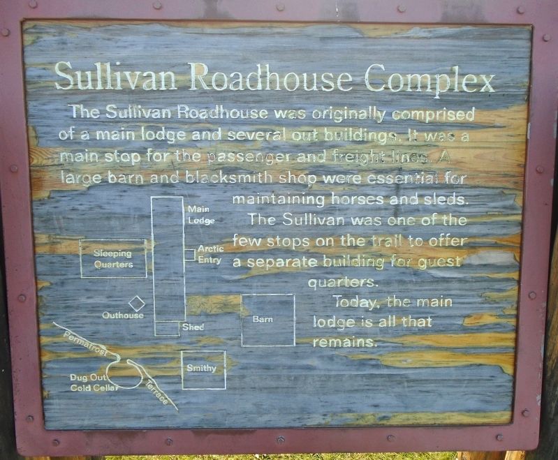 Sullivan Roadhouse Complex Marker image. Click for full size.