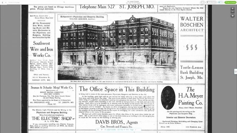 Kirkpatrick Building Marker image. Click for full size.