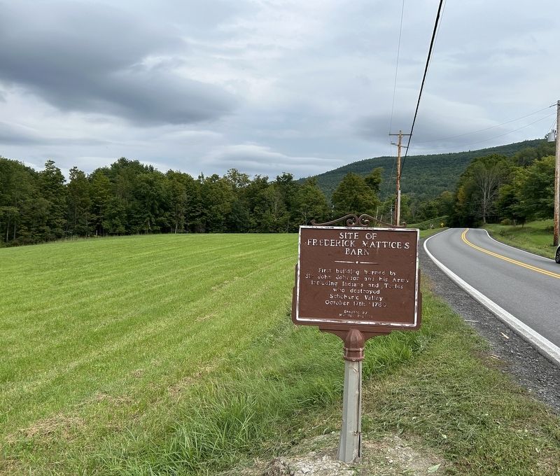Frederick Mattice’s Barn Marker. Click for full size. Frederick Mattice’s Barn Marker image. Click for full size.