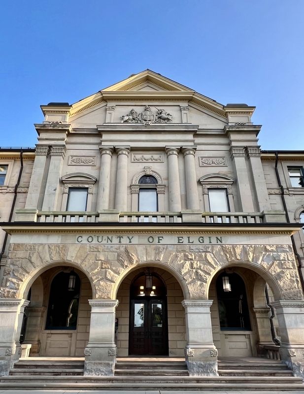Elgin County Courthouse, 2024 image. Click for full size.