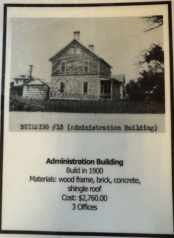 Administration Building Marker. Click for full size. Administration Building Marker image. Click for full size.