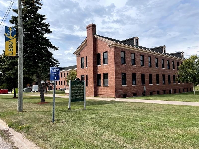 Lake Superior State College Marker. Click for full size. Lake Superior State College Marker image. Click for full size.