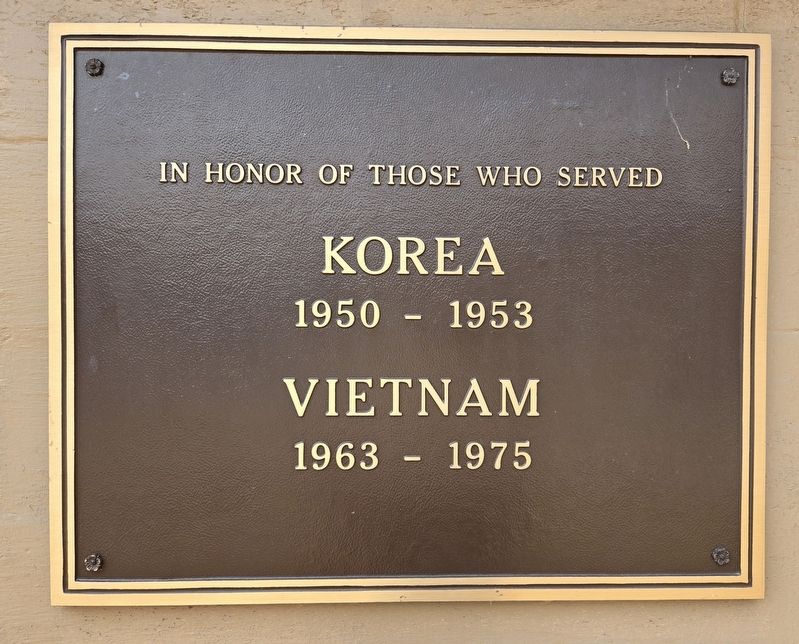 In Honor of Those Who Served Marker image. Click for full size.