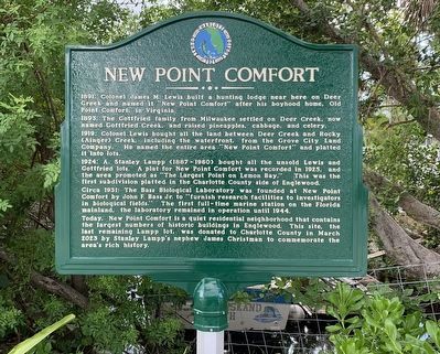 New Point Comfort Marker image. Click for full size.