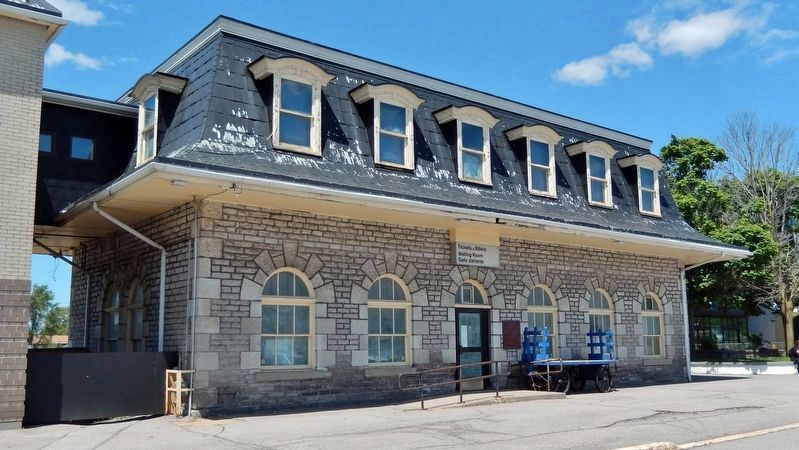 Historic Belleville Railway Station (<i>southwest elevation</i>). Click for full size. Historic Belleville Railway Station (<i>southwest elevation</i>) image. Click for full size.