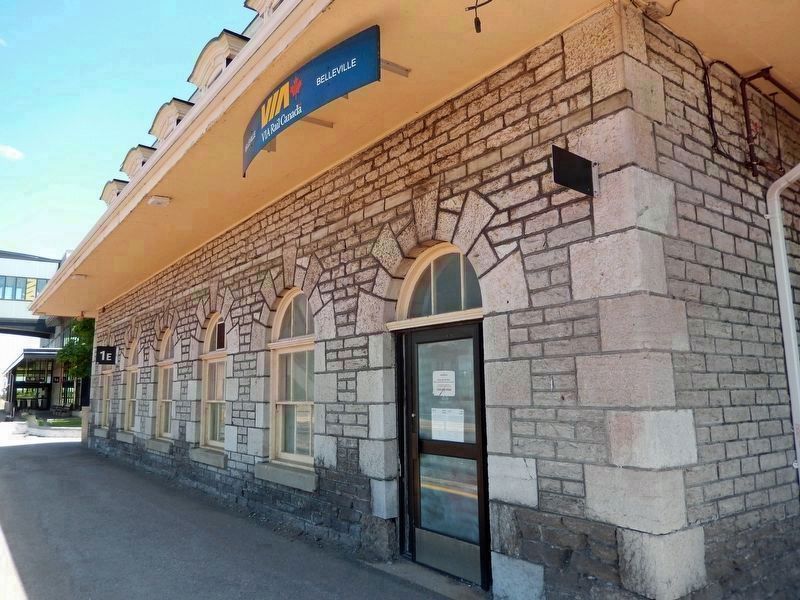 Historic Belleville Railway Station (<i>northwest elevation</i>). Click for full size. Historic Belleville Railway Station (<i>northwest elevation</i>) image. Click for full size.